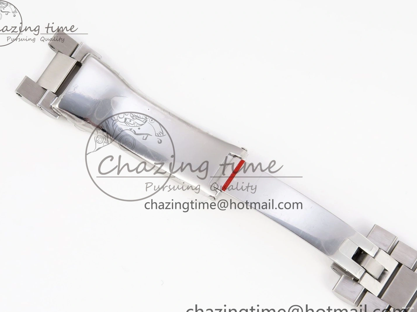 MiroTime 0523 QuickDry DayDate 40 SS GSF Gain Weight Blue Roman Dial Diamonds Bezel on President Bracelet A 1917